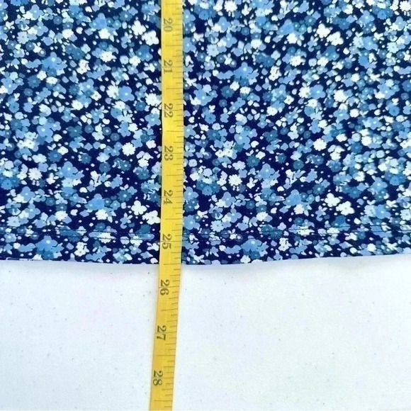 Michael Kors 3/4 Bell Sleeve Ditsy Flowers Cotton/Modal Blouse Relaxed Fit Sz M - Picture 7 of 11